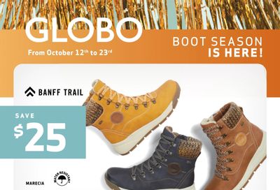 Globo Shoes Flyer October 12 to 23