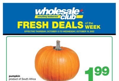 Wholesale Club (ON) Fresh Deals of the Week Flyer October 13 to 19