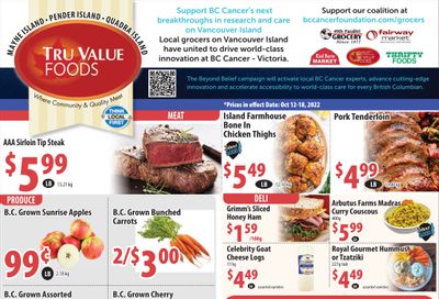 Tru Value Foods Flyer October 12 to 18