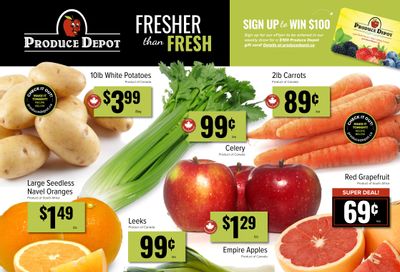 Produce Depot Flyer October 12 to 18