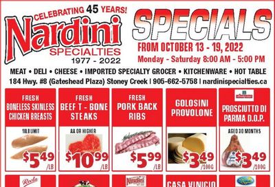 Nardini Specialties Flyer October 13 to 19