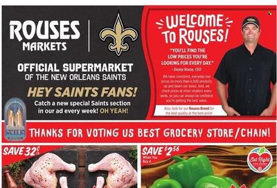 Rouses Markets (AL, LA, MS) Weekly Ad Flyer Specials October 12 to October 19, 2022