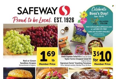 Safeway (CA, HI, OR, WA) Weekly Ad Flyer Specials October 12 to October 18, 2022