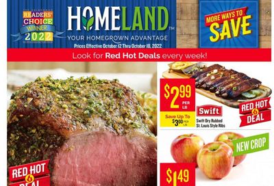 Homeland (OK, TX) Weekly Ad Flyer Specials October 12 to October 18, 2022