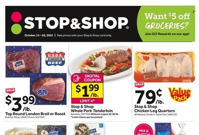 Stop & Shop (NY) Weekly Ad Flyer Specials October 14 to October 20, 2022