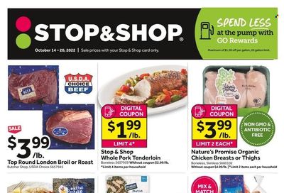 Stop & Shop (RI) Weekly Ad Flyer Specials October 14 to October 20, 2022