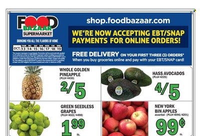 Food Bazaar (CT, NJ, NY) Weekly Ad Flyer Specials October 13 to October 19, 2022