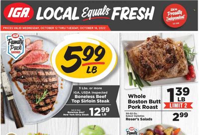 IGA (VA) Weekly Ad Flyer Specials October 12 to October 18, 2022