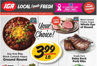 IGA (IN) Weekly Ad Flyer Specials October 12 to October 18, 2022