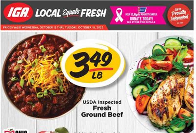 IGA (IN) Weekly Ad Flyer Specials October 12 to October 18, 2022