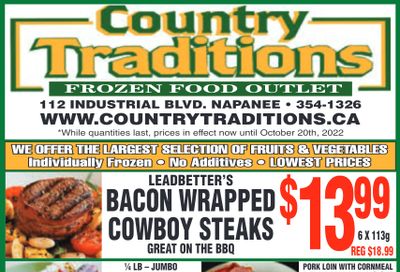 Country Traditions Flyer October 13 to 20