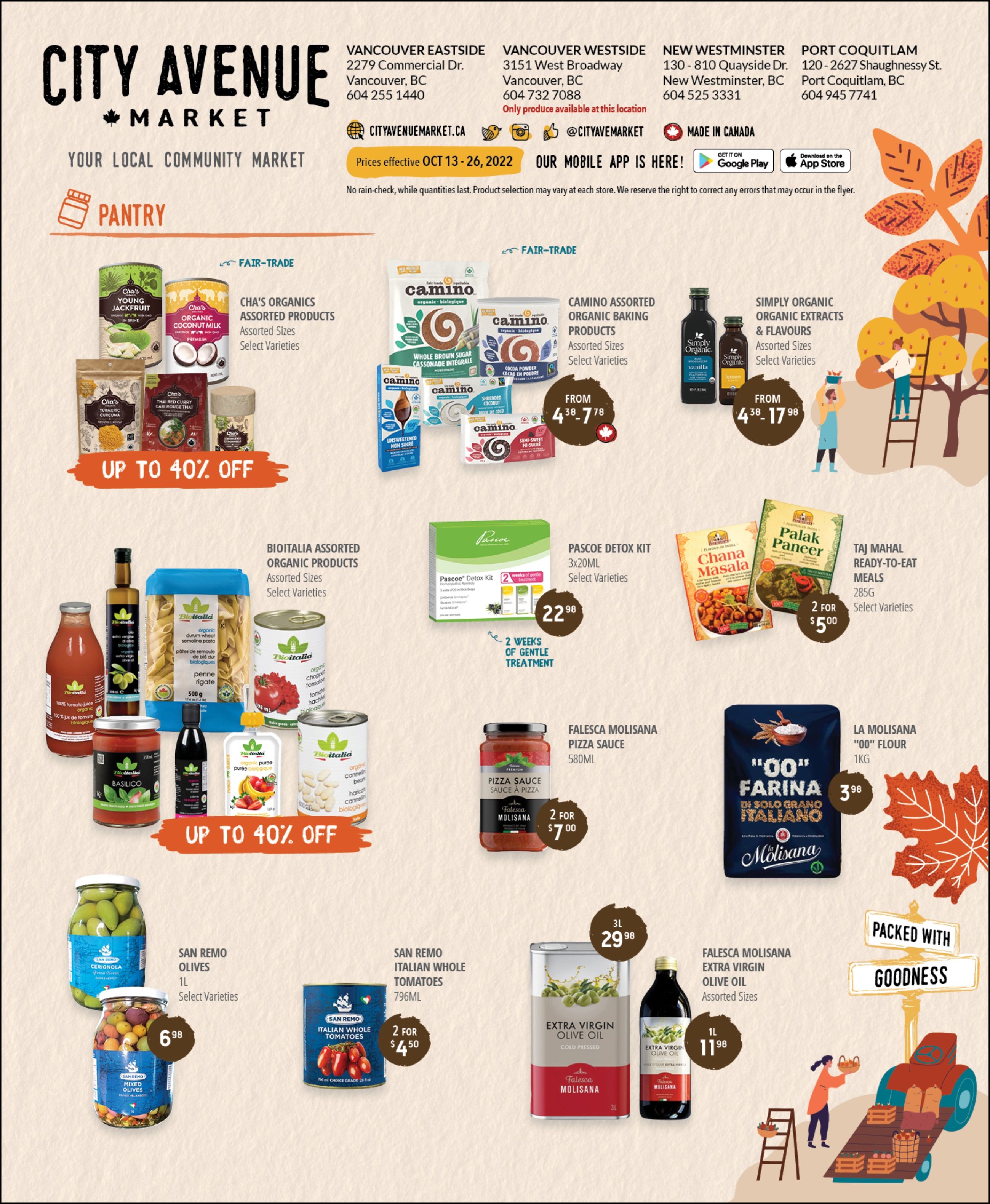City Avenue Market Flyer October 13 to 26