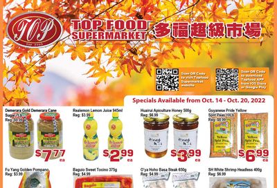 Top Food Supermarket Flyer October 14 to 20