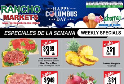 Rancho Markets (UT) Weekly Ad Flyer Specials October 11 to October 17, 2022