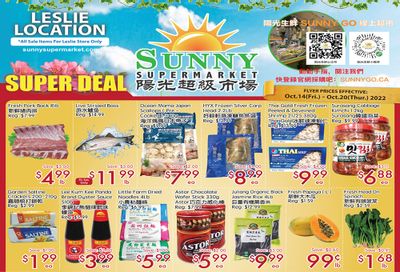 Sunny Supermarket (Leslie) Flyer October 14 to 20