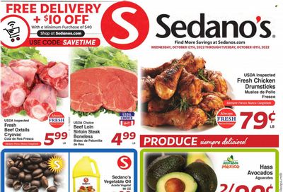 Sedano's (FL) Weekly Ad Flyer Specials October 12 to October 18, 2022