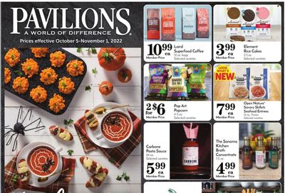 Pavilions (CA) Weekly Ad Flyer Specials October 5 to December 1, 2022