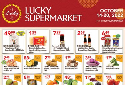 Lucky Supermarket (Calgary) Flyer October 14 to 20