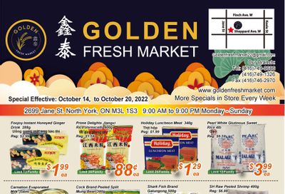 Golden Fresh Market Flyer October 14 to 20