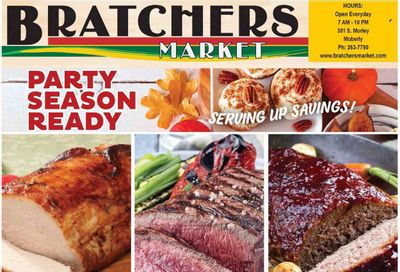 Bratchers Market (MO) Weekly Ad Flyer Specials October 12 to October 18, 2022