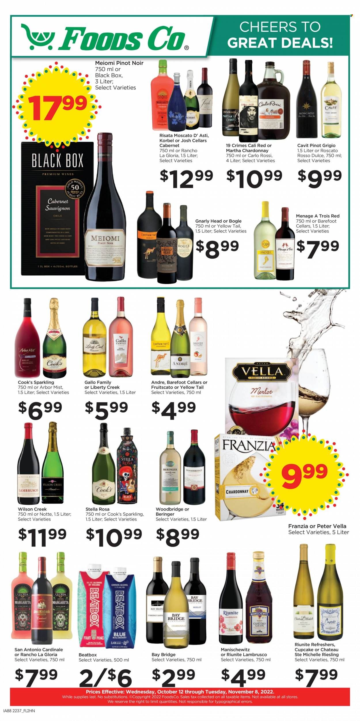 Foods Co (CA, OH, VA) Weekly Ad Flyer Specials October 12 to November 8, 2022