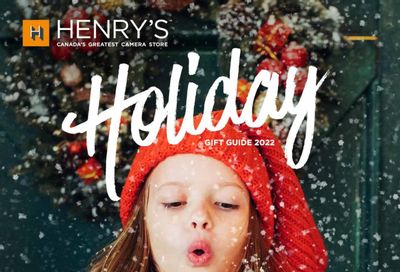 Henry's Holiday Gift Guide October 14 to December 30
