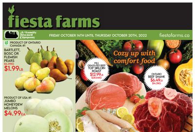 Fiesta Farms Flyer October 14 to 20