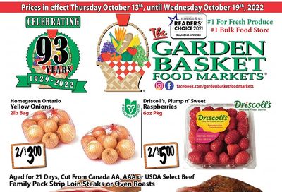 The Garden Basket Flyer October 13 to 19