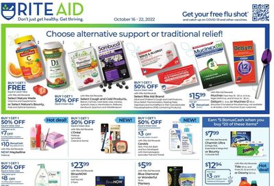 RITE AID Weekly Ad Flyer Specials October 16 to October 22, 2022