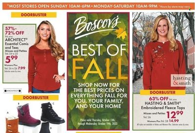 Boscov's (CT, DE, MD, NJ, NY, PA) Weekly Ad Flyer Specials October 13 to October 19, 2022