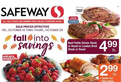 Safeway (MD, VA) Weekly Ad Flyer Specials October 14 to October 20, 2022