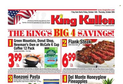 King Kullen (NY) Weekly Ad Flyer Specials October 14 to October 20, 2022