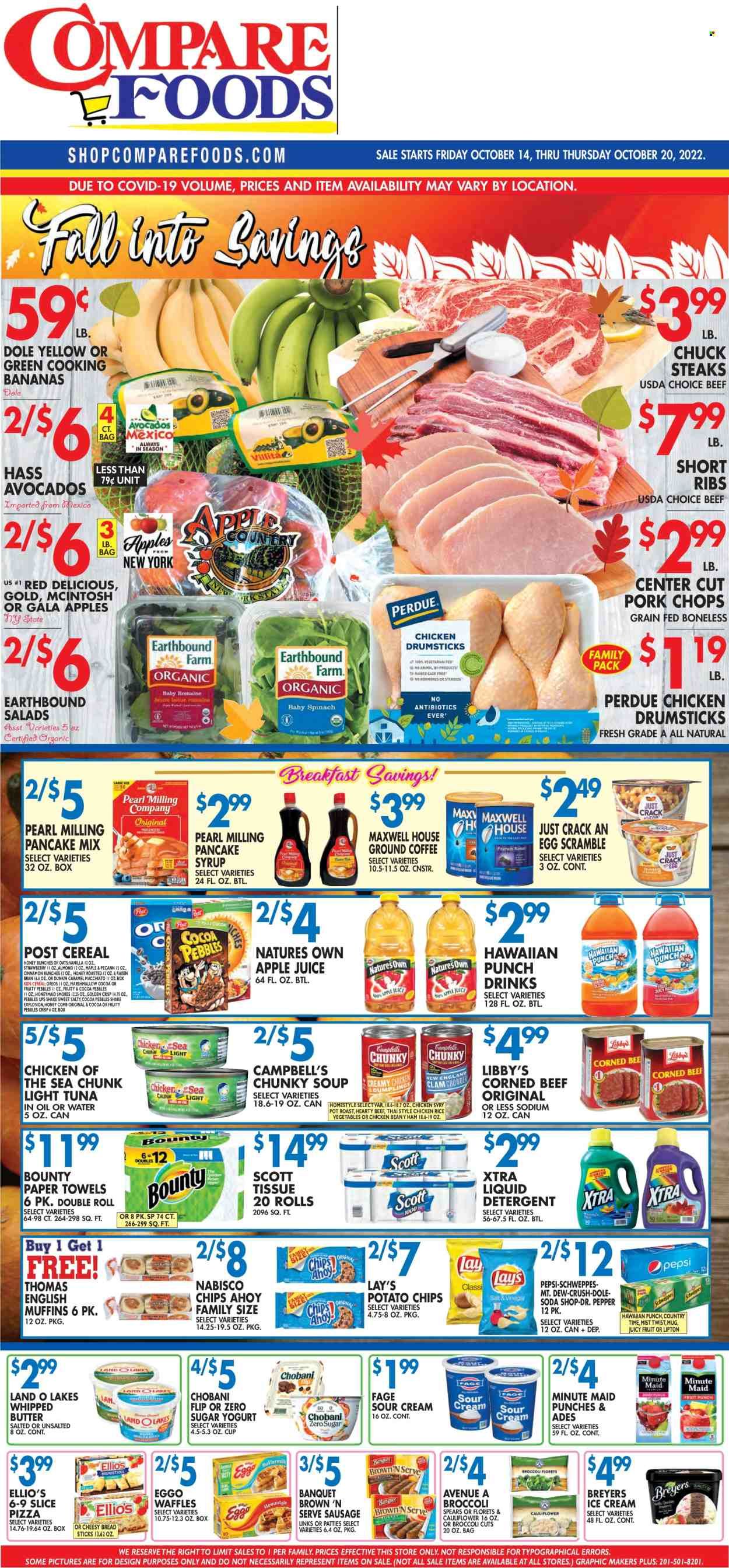 Compare Foods (CT, MD, NC, NJ, NY, RI) Weekly Ad Flyer Specials October 14 to October 20, 2022