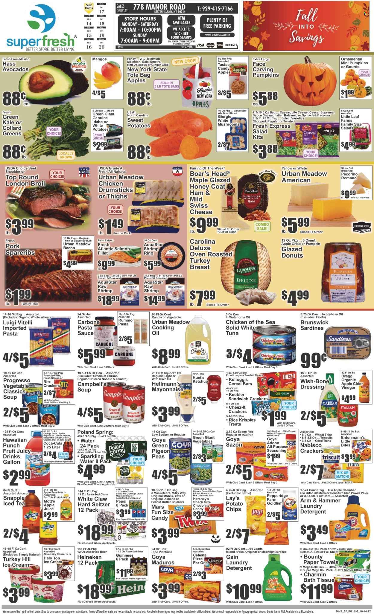 Super Fresh (NY) Weekly Ad Flyer Specials October 14 to October 20, 2022