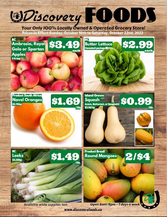 Discovery Foods Flyer October 16 to 22