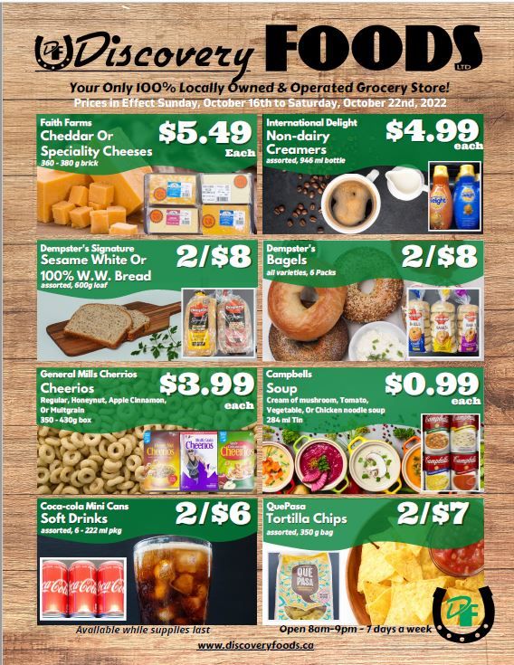 Discovery Foods Flyer October 16 to 22