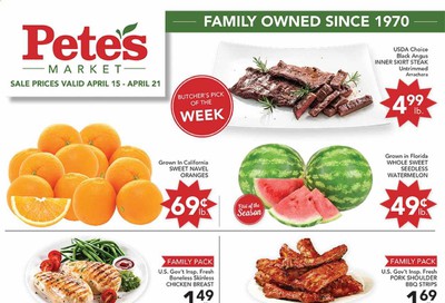 Pete's Fresh Market Weekly Ad & Flyer April 15 to 21