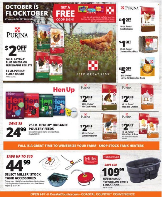 Coastal Farm & Ranch Weekly Ad Flyer Specials October 12 to October 18, 2022