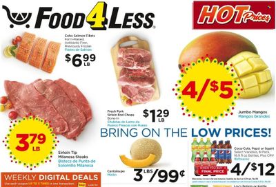 Food 4 Less (CA) Weekly Ad Flyer Specials October 19 to October 25, 2022