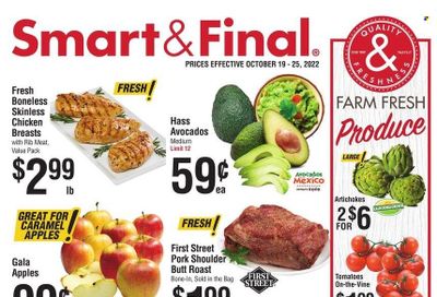 Smart & Final (AZ, CA) Weekly Ad Flyer Specials October 19 to October 25, 2022