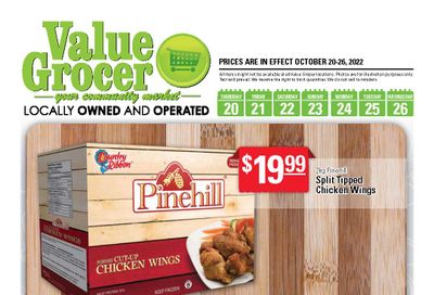 Value Grocer Flyer October 20 to 26