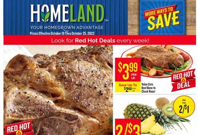 Homeland (OK, TX) Weekly Ad Flyer Specials October 19 to October 25, 2022