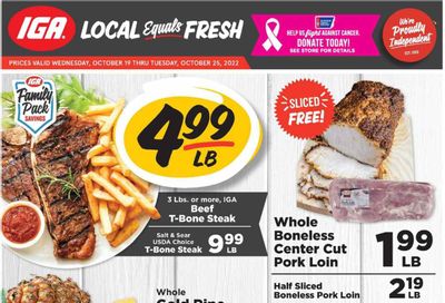 IGA (AL) Weekly Ad Flyer Specials October 19 to October 25, 2022