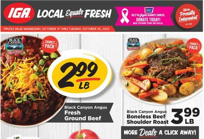 IGA (OH) Weekly Ad Flyer Specials October 19 to October 25, 2022