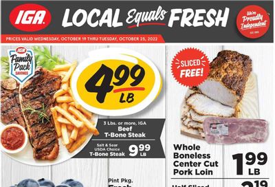 IGA (KY) Weekly Ad Flyer Specials October 19 to October 25, 2022