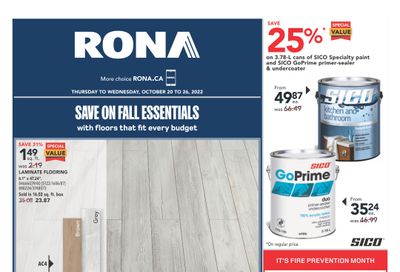 Rona (West) Flyer October 20 to 26