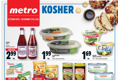 Metro (ON) Kosher Flyer October 20 to November 16