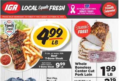 IGA (TN) Weekly Ad Flyer Specials October 19 to October 25, 2022