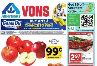 Vons (CA) Weekly Ad Flyer Specials October 19 to October 25, 2022