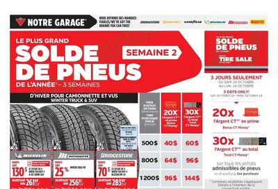 Canadian Tire (QC) Flyer October 20 to 26